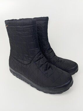 BOGS Boots Snowday Mid Womens Size 10 Black Waterproof Insulated Snow Winter
